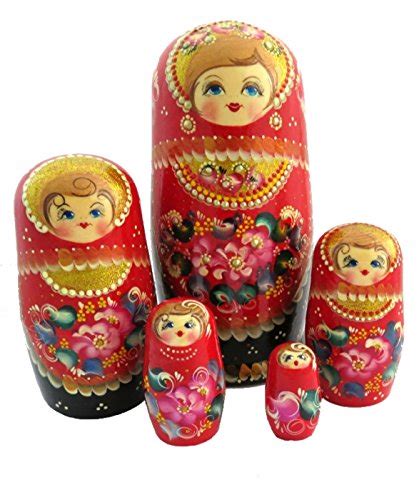 Poup E Russe Matriochka Pi Ces Artisanat Russe Amazon Fr