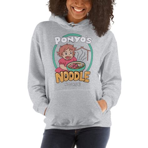 Ponyo Noodle House Hoodie Ghibli Hoodie Ghibli Merch Store