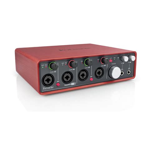 Focusrite Scarlett 18i8 Usb 20 Audio Interface At Gear4music