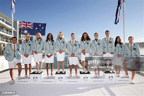 Australian Olympic Games Opening Ceremony Uniform Official Launch Photos And Premium High Res