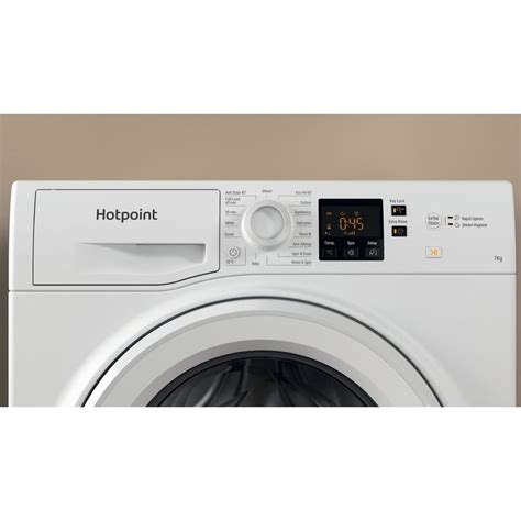 Freestanding Washing Machine Hotpoint Nswf 743u W Uk N Hotpoint