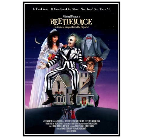 Beetlejuice Movie Poster Prints And Unframed Canvas Prints Etsy