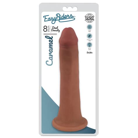 Easy Riders Inch Dual Density Dildo Tan Gentletoys