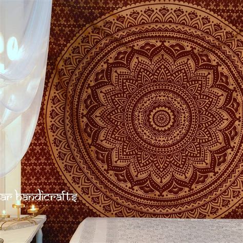 Amazon.com: Popular Handicrafts King Size Tapestries Hippie Mandala Wall Hanging Tapestries Wall ...