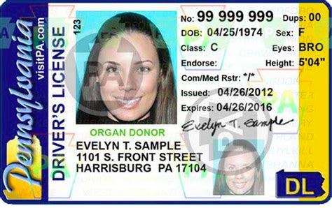 Pennsylvania S New Driver S License Design Gets Enhanced Security