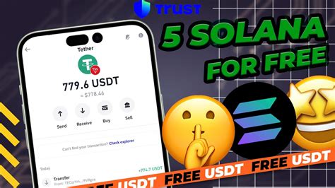 Earn 5 Free SOLANA Coin Withdraw Instantly With TRUST Wallet YouTube