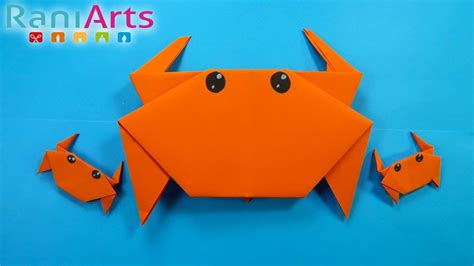 CANGREJOS ORIGAMI DIY FÁCIL EASY ORIGAMI CRAB YouTube