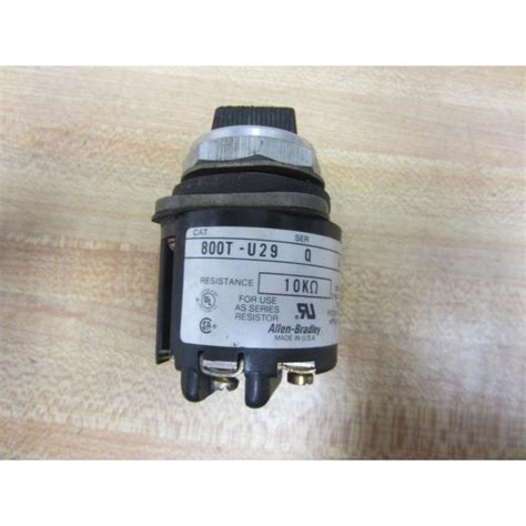 Allen Bradley 800T U29 Potentiometer 800TU29 Series Q Used Mara