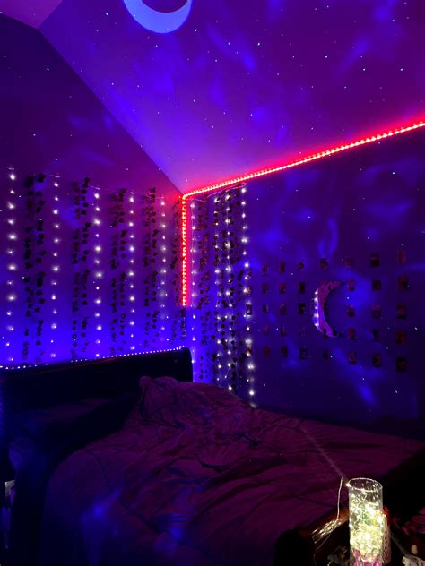 🌙 Chenicejanae Quarto Neon Decoração Quarto Neon Quarto Frio