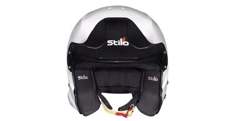 Casco Stilo Venti Trophy Jet Bianco Nero Senza Clip Hans Gt I