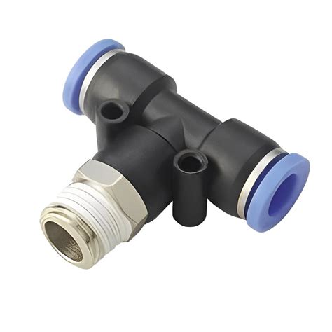 Conector Tee Od X Nptm X Od Push Vz Controles Industriales