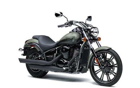 Kawasaki VULCAN 900 CUSTOM Vert Sauge Perle Mat Ébène Mat 2023 en