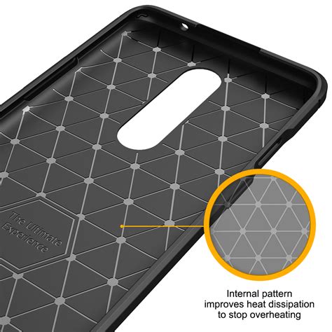 Flexi Slim Carbon Fibre Case For Oneplus Black