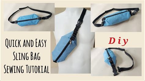 Sew Sling Bag Like A Pro Sewing Tutorial No 10 Easy Sling Bag Diy Paano Manahi Youtube