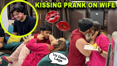 Kissing Prank On Wife 💋😛 Most Awaited Vlog Tusharshrutivlogs Youtube