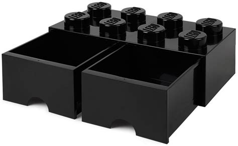 Lego Rangements Pas Cher Brique Noire De Rangement Lego