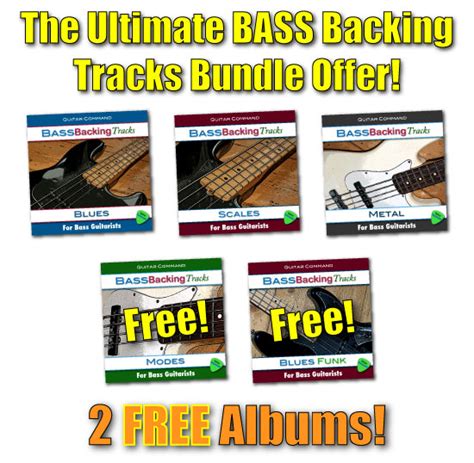 Guitar And Bass Backing Tracks Bundle Offers