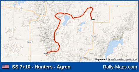 Ss Hunters Agren Stage Map Sno Drift Rally Ara