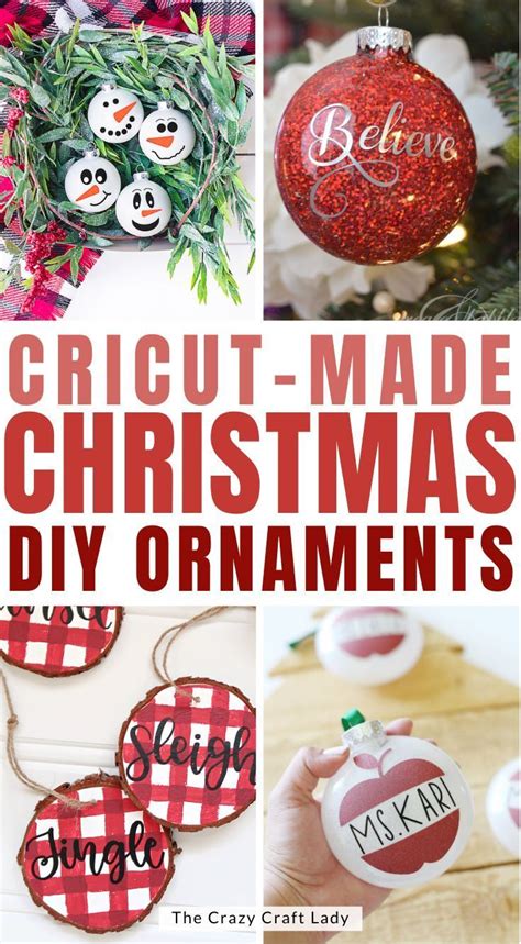 So Crafty Diy Cricut Christmas Ornaments Ideas Clear Christmas Ornaments Diy Vinyl Christmas