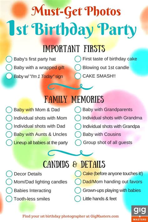 26 Life Easing Birthday Party Checklists Kitty Baby Love