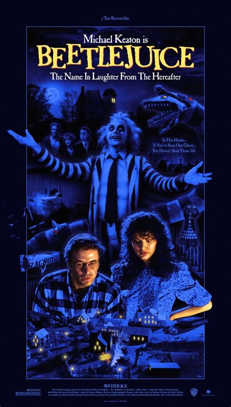 Beetlejuice Movie Poster By Steve Marchal Via Behance Beetlejuice Movie Movie Posters