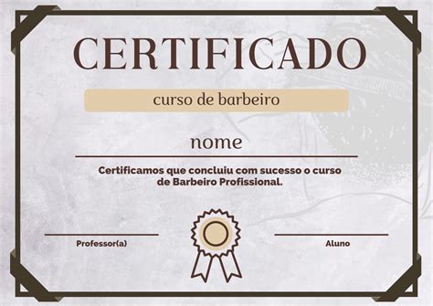 Certificados Members Kit Barbearia Criativa