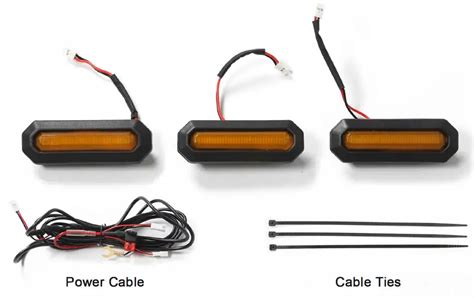 MABETT 2021 LED Grille Lights For Ford Bronco Installation Guide