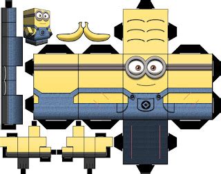 All Minions Papercraft Papercraft Toys Arte De Papel