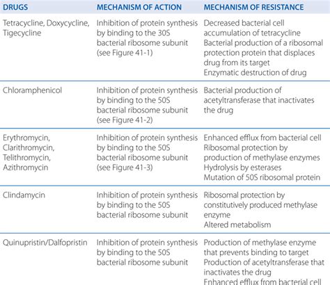 Protein Synthesis Inhibitors And Miscellaneous Antibacterial Agents Basicmedical Key