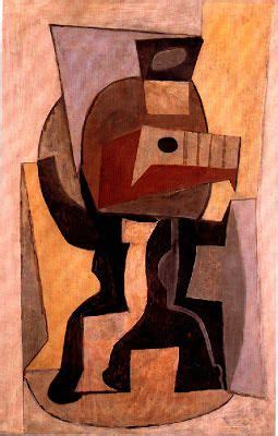 Ticmusart Guitar On Pedestal Pablo Picasso Arte Cubista