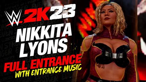 Wwe K Nikkita Lyons Entrance Wwe K Nikkita Lyons Full Entrance