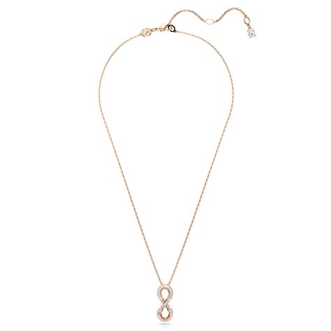 Collier Swarovski Hyperbola Infini Rosé