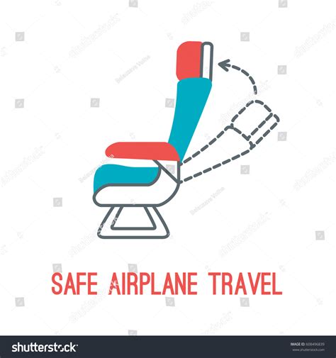 Concept Rules Airplane Safety Banner Design Stock Vector Royalty Free