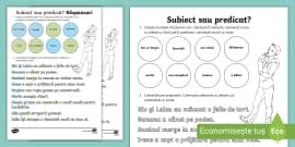 Acordul Predicatului Cu Subiectul Fi Clasa A Iv A