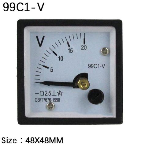 C Dc V V V V V V V Analog Panel Volt Voltage