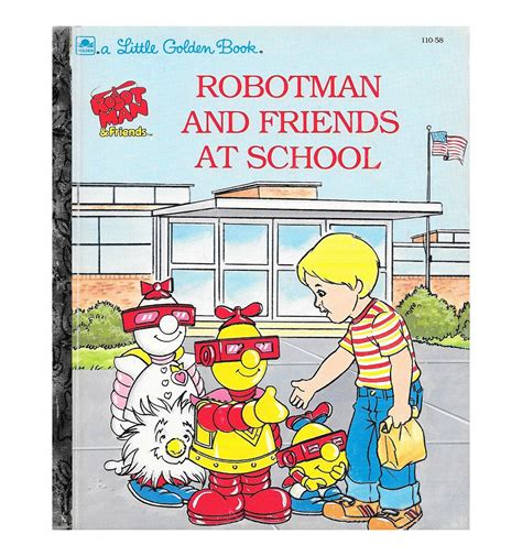 Robotman And Friends At School A Little Golden Book 1985 Etsy