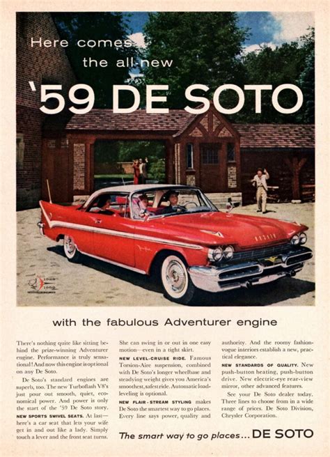 1959 DeSoto Fireflite 2 Door Hardtop With The Fabulous Adventurer