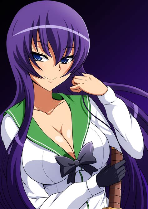 Busujima Saeko Highschool Of The Dead Drawn By Aokurashou Danbooru