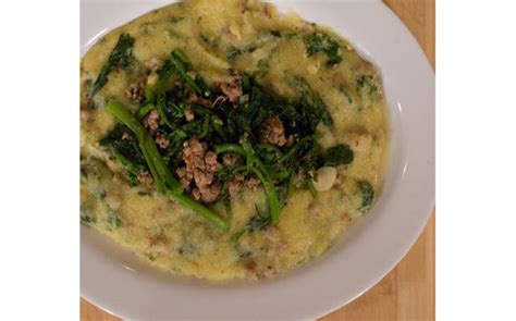 Cooking With Nonna Polenta With Sausage And Broccoli Rabe The Source