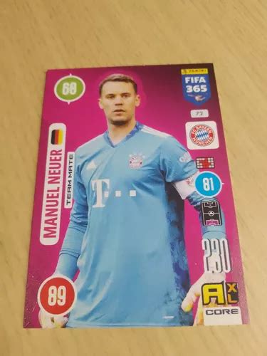 Carta Manuel Neuer Adrenalyn Fifa 365 2021 Base En Venta En Lomas De