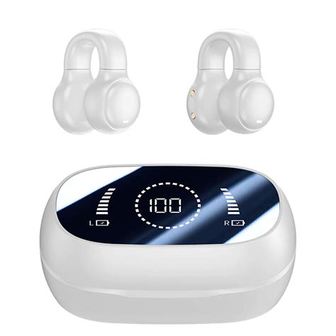 Herrnalise Wireless Ear Clips Ear Buds Clip On Earbuds Open Ear