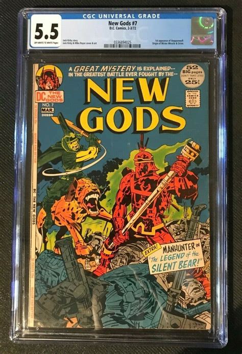 New Gods 7 Cgc Fn 55 Dc 1972 1st App Of Steppenwolf Origin Of