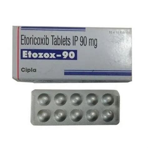 Etrobaxnucoxia Etoricoxib 90mg Tablet 1 X 10 Treatment Anti