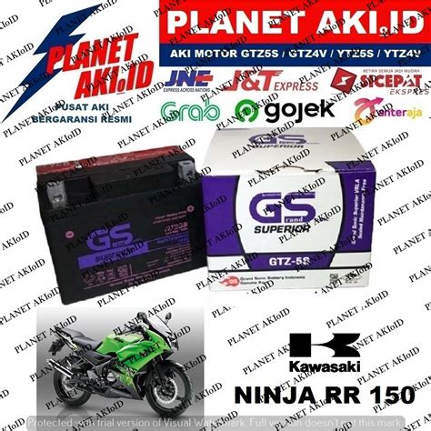 Jual Aki Motor Kawasaki New Ninja Rr Baru Gtz Gtz S Gtz S Gs Y