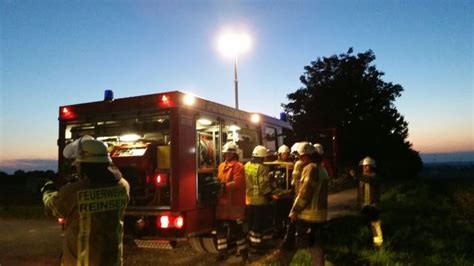 Ausleuchten Und Beleuchten Von Einsatzstellen Feuerwehr Bergkette