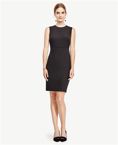 Lyst Ann Taylor All Season Stretch Sheath Dress In Black