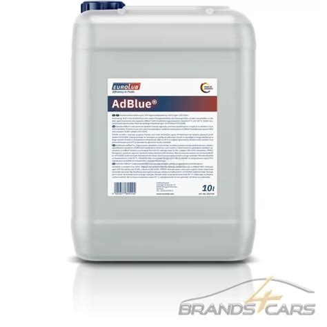 L Liter Eurolub Adblue Ad Blue Harnstoffl Sung Harnstoff Scr Iso