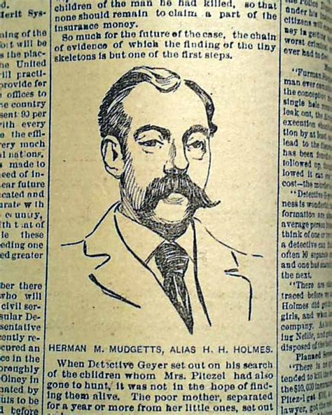 Great Hh Holmes 1st Us Serial Killer Pitezel Children Murders 1895