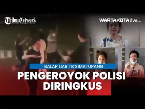 Ini Tampang Pelaku Balap Liar Yang Keroyok Anggota Polisi Di Jalan Tb