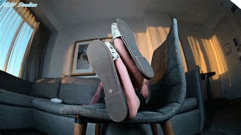 BBW Shy Blonde Sandal Smack MP Amateur Soles Giantess And